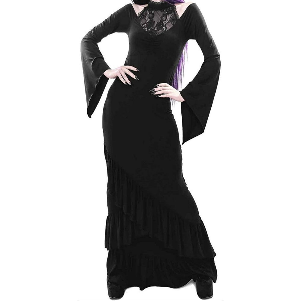Killstar Forever Fades Fishtail Maxi Dress